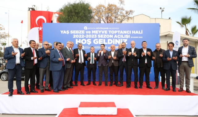 Antalya Hali’nde Yeni Sezon Açıldı