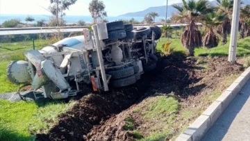 Finike’de beton mikseri çarpması sonucu bir kişi hayatını kaybetti