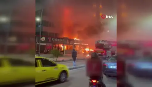 Antalya’da Kız Öğrenciler Yangında Panik Yaşadı