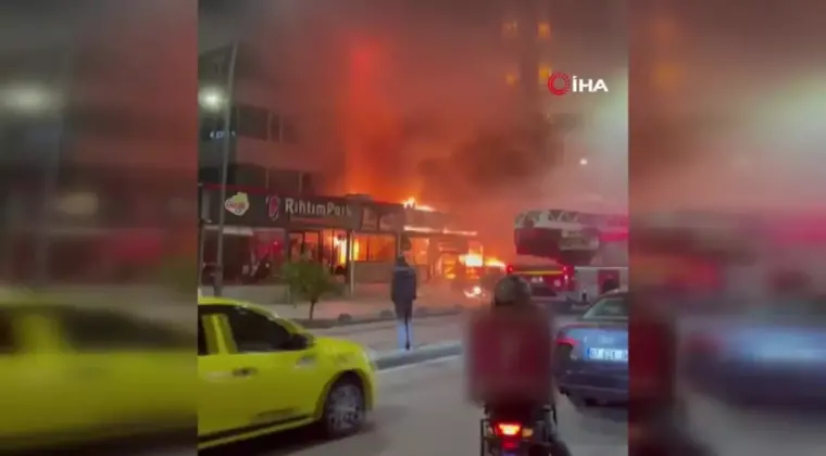 Antalya’da Kız Öğrenciler Yangında Panik Yaşadı