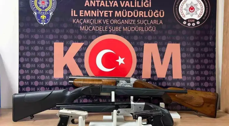 Antalya’da Kaçakçılık Operasyonları