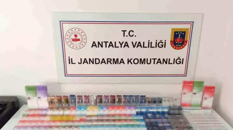 Alanya’da Kaçak Sigara Operasyonu