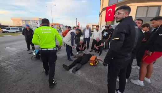 Manavgat’ta Motosiklet Kazası: Bir Yaralı